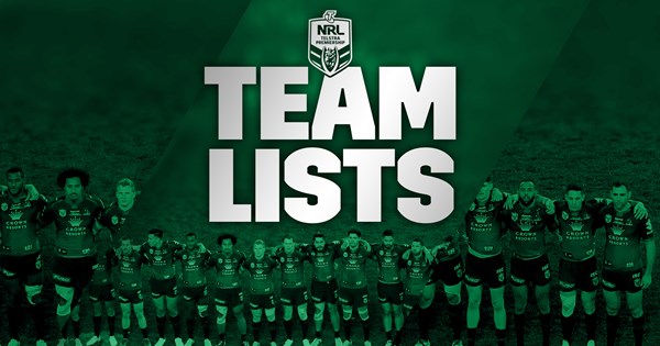 Round 22 NRL team lists