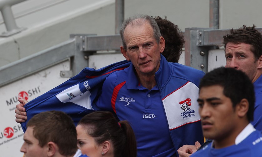 Wayne Bennett during his time in Newcastle.