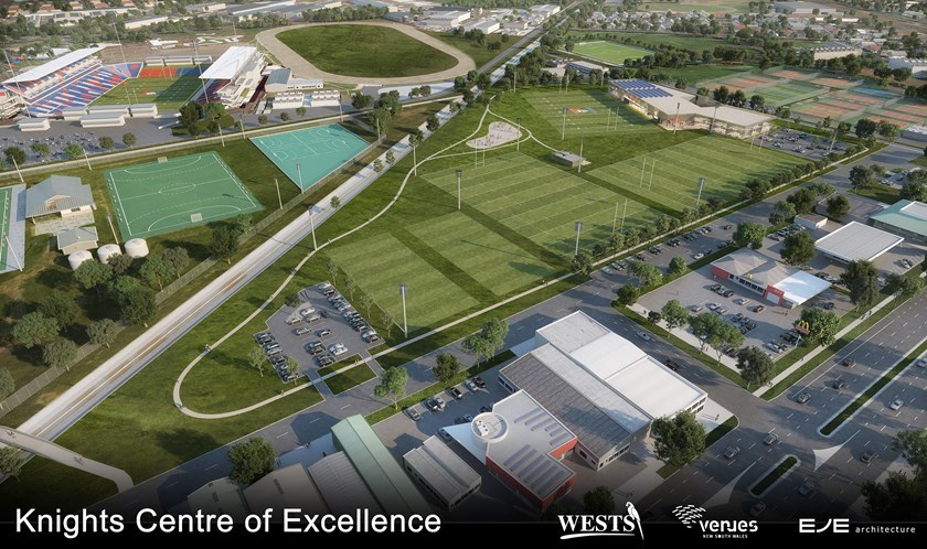 Plans for the Knights' centre of excellence.