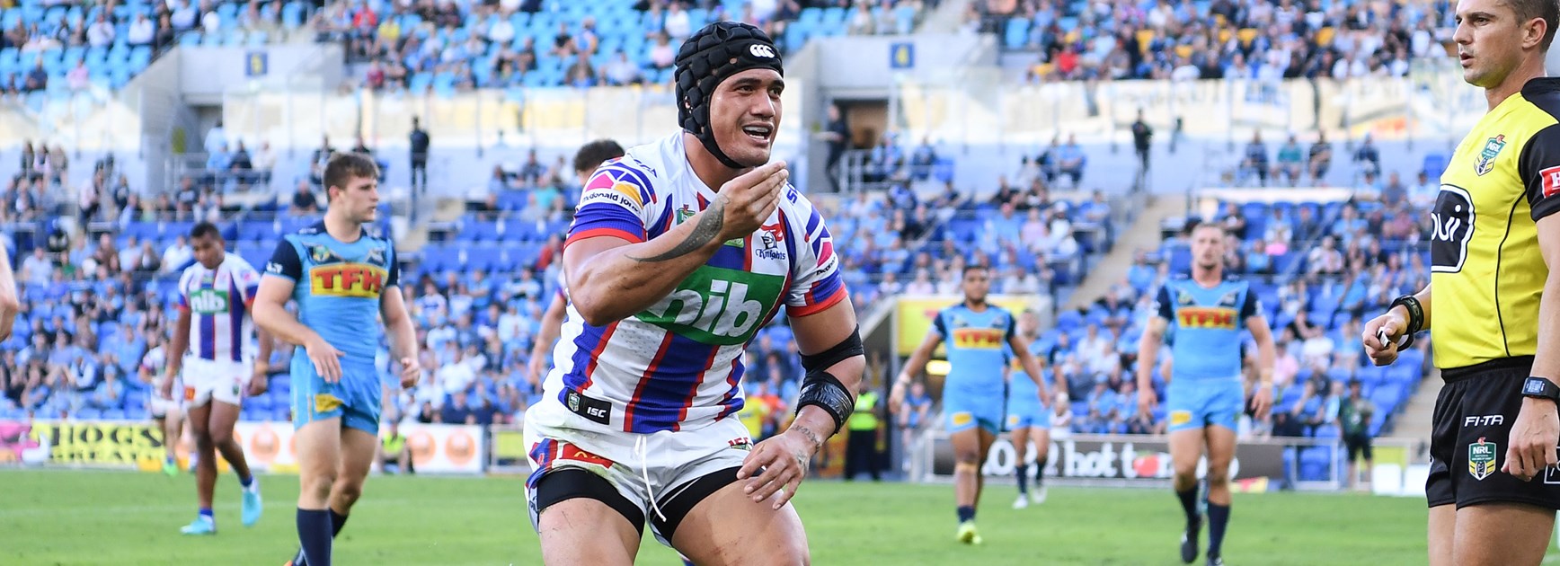Smiling Sione zeroes in on century