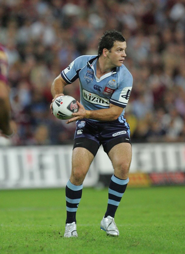Jarrod Mullen in action for the Blues in 2007.