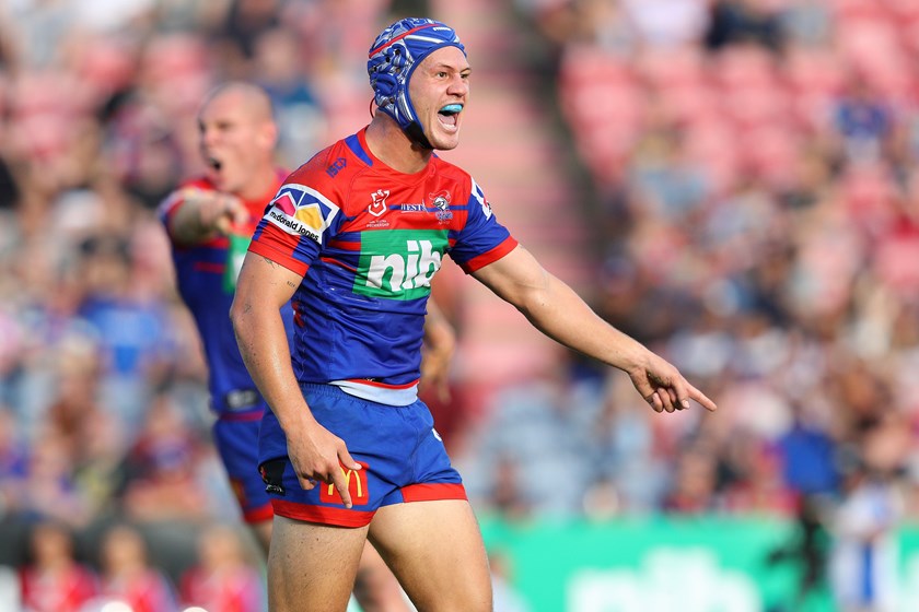 Kalyn Ponga has returned to fullback with the Knights.
