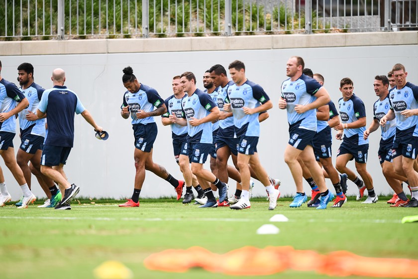 Members of the NSW Emerging Blues squad.