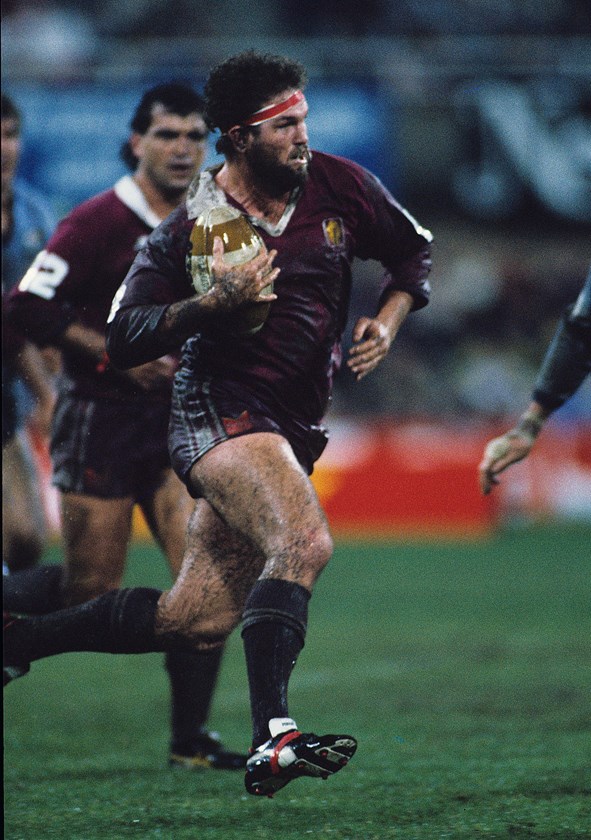 Former Maroons prop Greg Dowling.