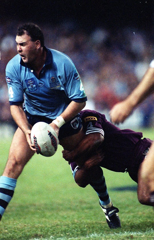Dragons coach Paul McGregor in his playing days with NSW.