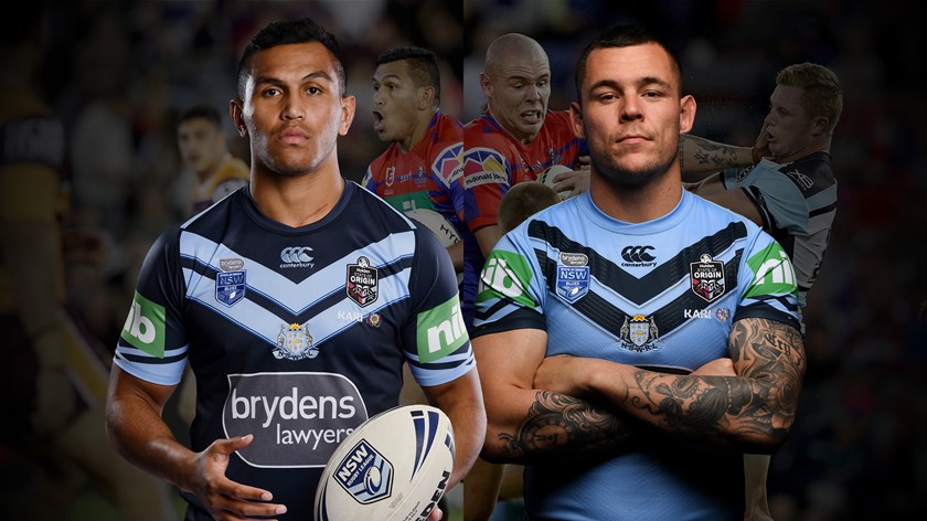 Knights and NSW duo Daniel Saifiti and David Klemmer.