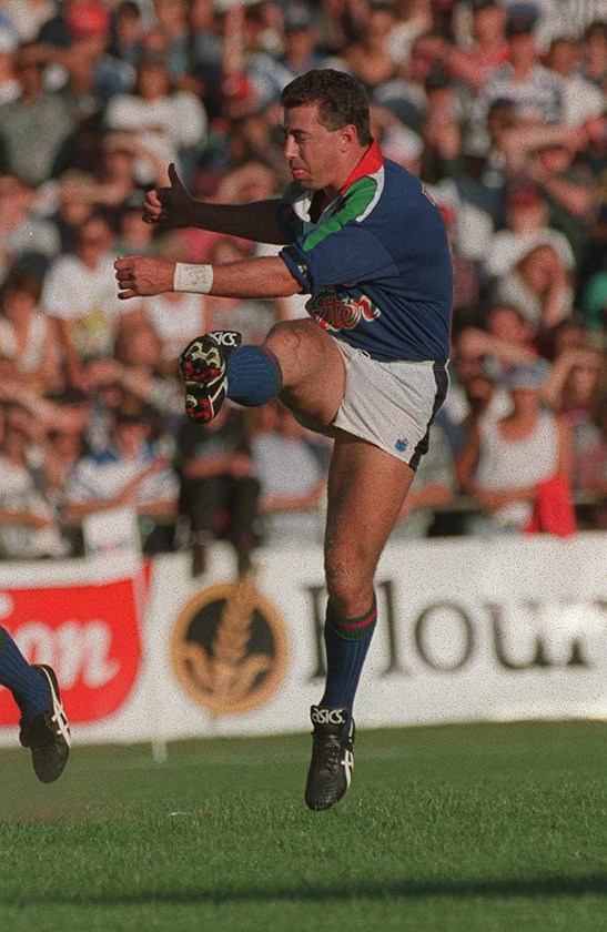 Greg Alexander in action for the Warriors in 1995.