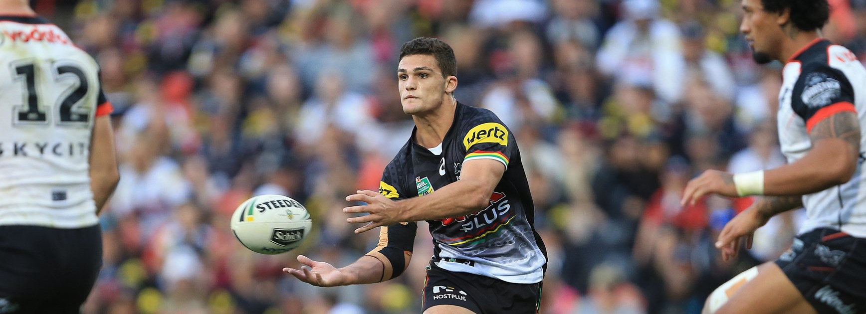 Penrith Panthers half Nathan Cleary in 2017.