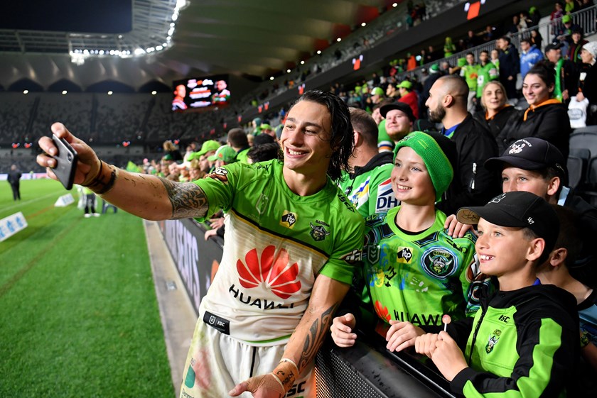 Raiders fullback Charnze Nicoll-Klokstad.