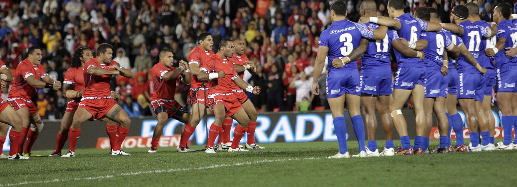 Tonga and Samoa facing off in 2013.