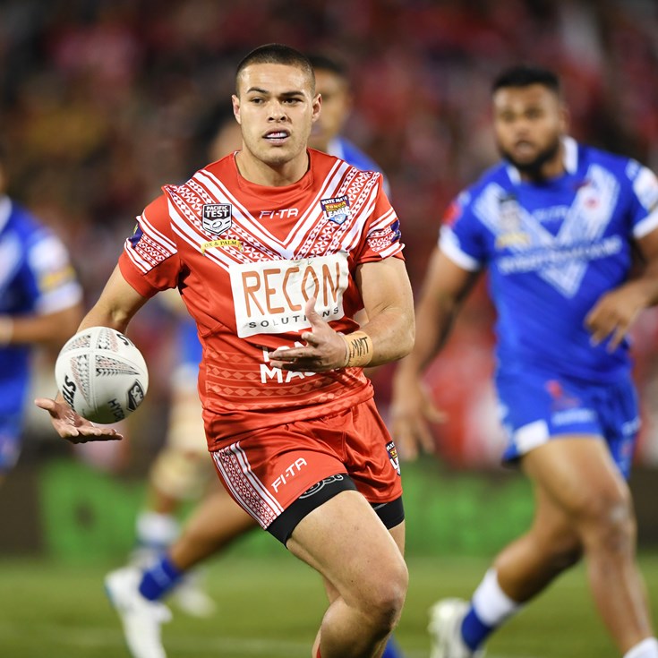 A game of one half for Tonga but Lolohea says he'll manage