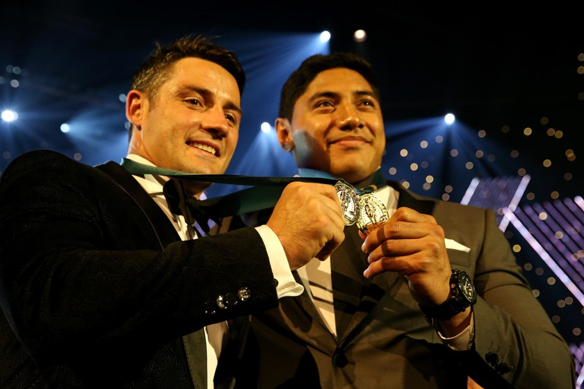 Cooper Cronk and Jason Taumalolo were joint winners of the Dally M Medal in 2016.