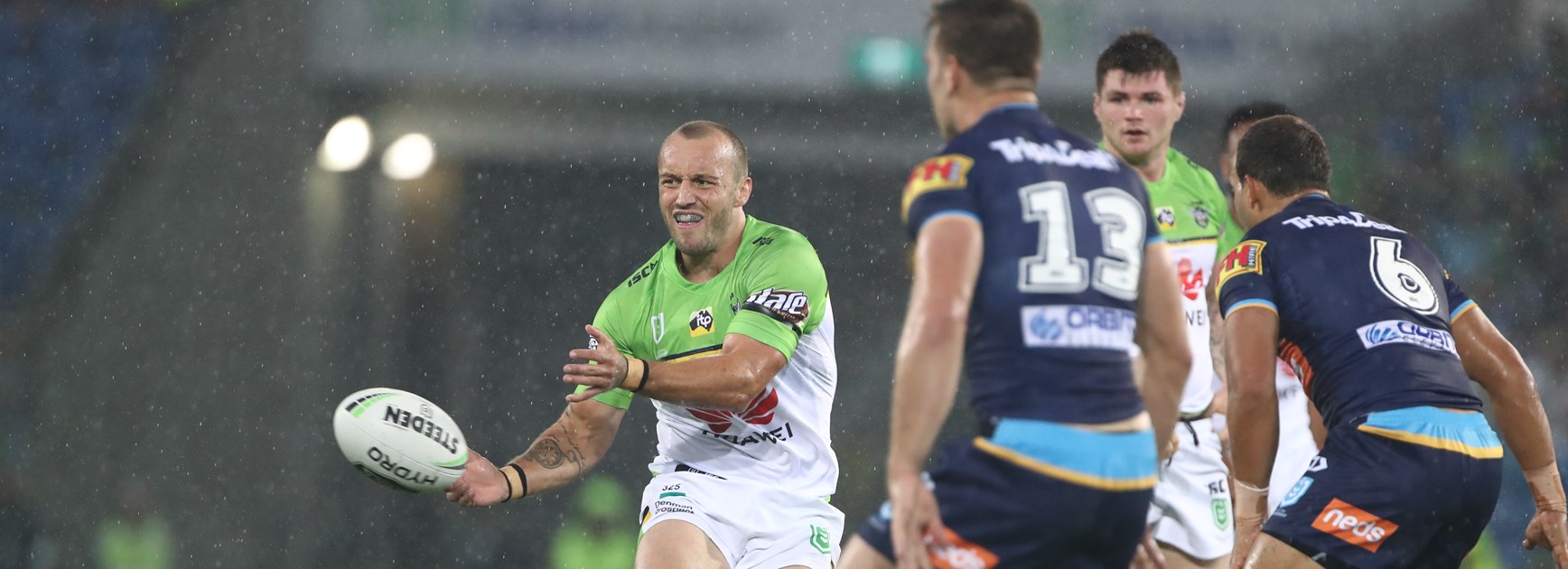 Green Machine too slick for Titans in the wet