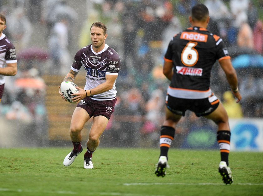 Manly five-eighth Kane Elgey.