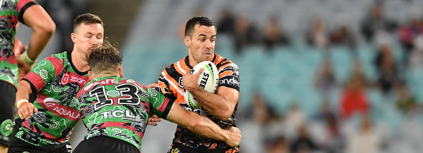 Wests Tigers winger-fullback Corey Thompson