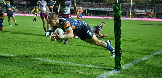 Copley hat-trick leads Titans to upset win over Sea Eagles