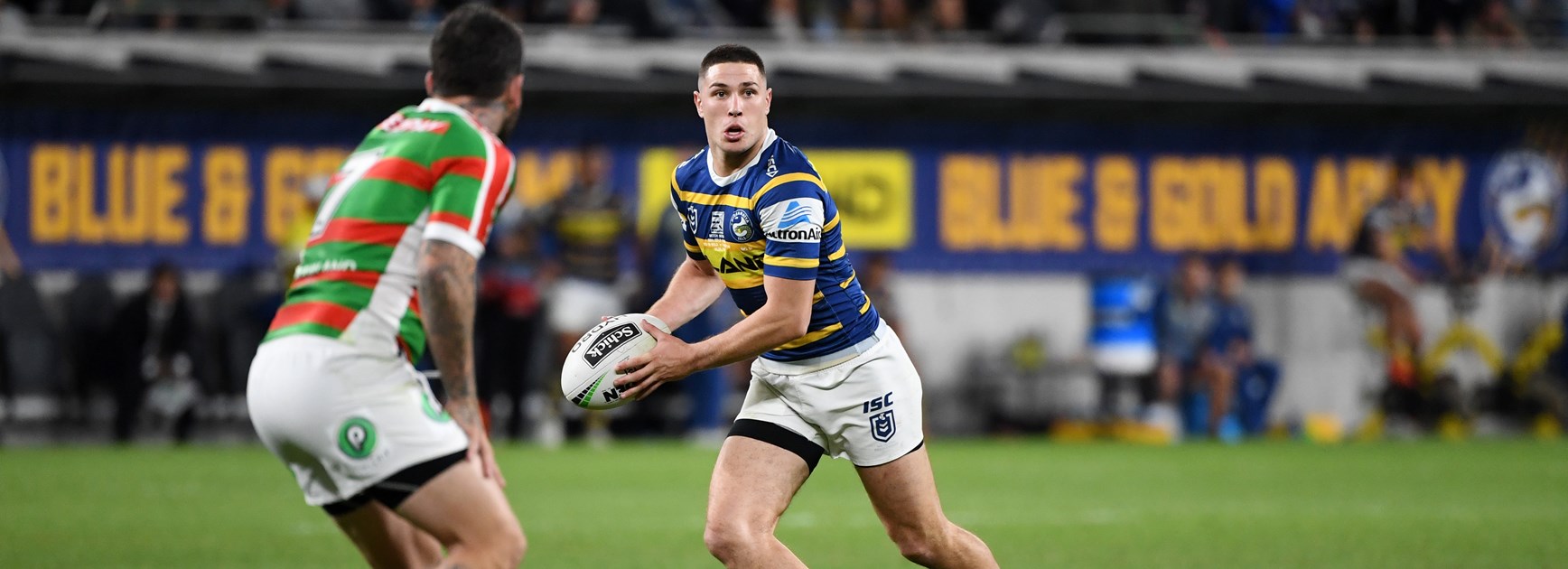 Eels halfback Mitchell Moses.