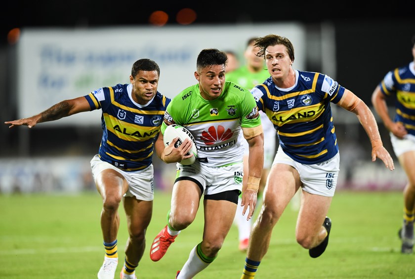 Raiders forward Joe Tapine.