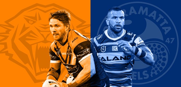 Wests Tigers v Eels: Mbye returns; Niukore on bench for Terepo