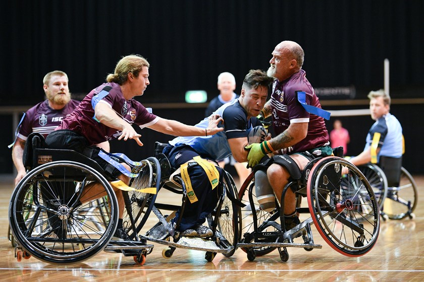 NSW take on Queensland in the Wheelchair State of Origin.
