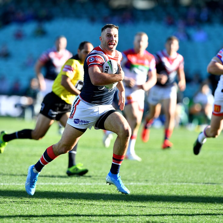 Tedesco trumps Ponga as Roosters find form to thrash Knights