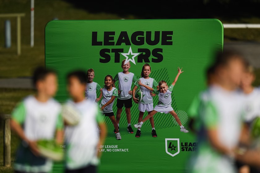 The Sydney launch of the League Stars program.