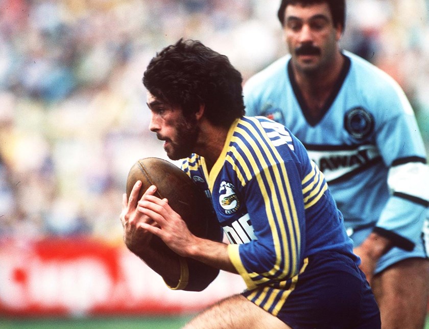 Parramatta Eels great Steve Ella in action in 1983.