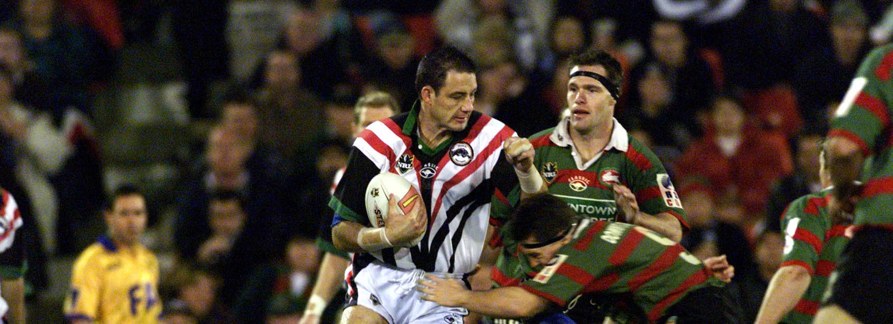 Mark Geyer playing for the Panthers.