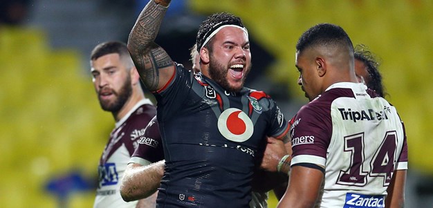 Warriors survive late scare to upset Sea Eagles
