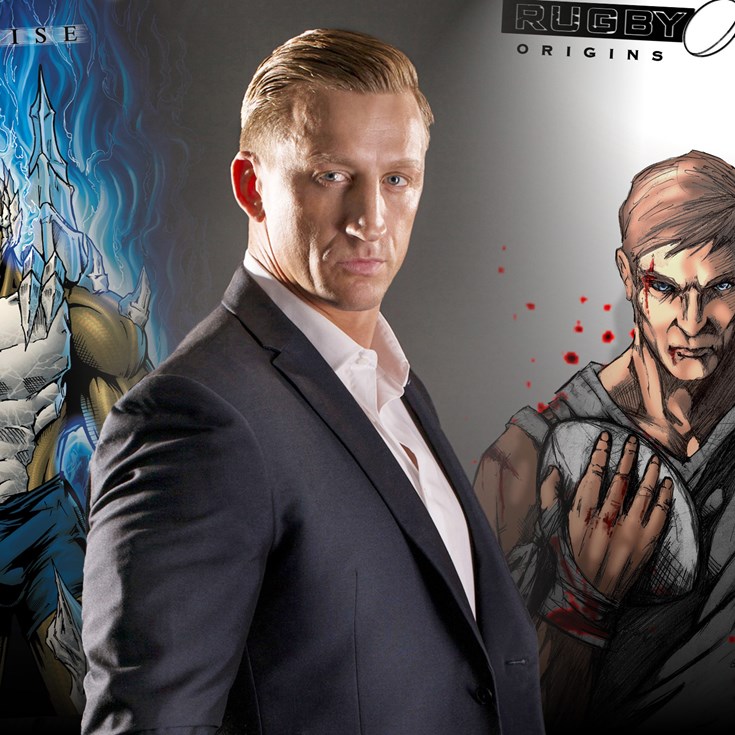 How a night with Mickey Rourke led to NRL stars becoming comic heroes