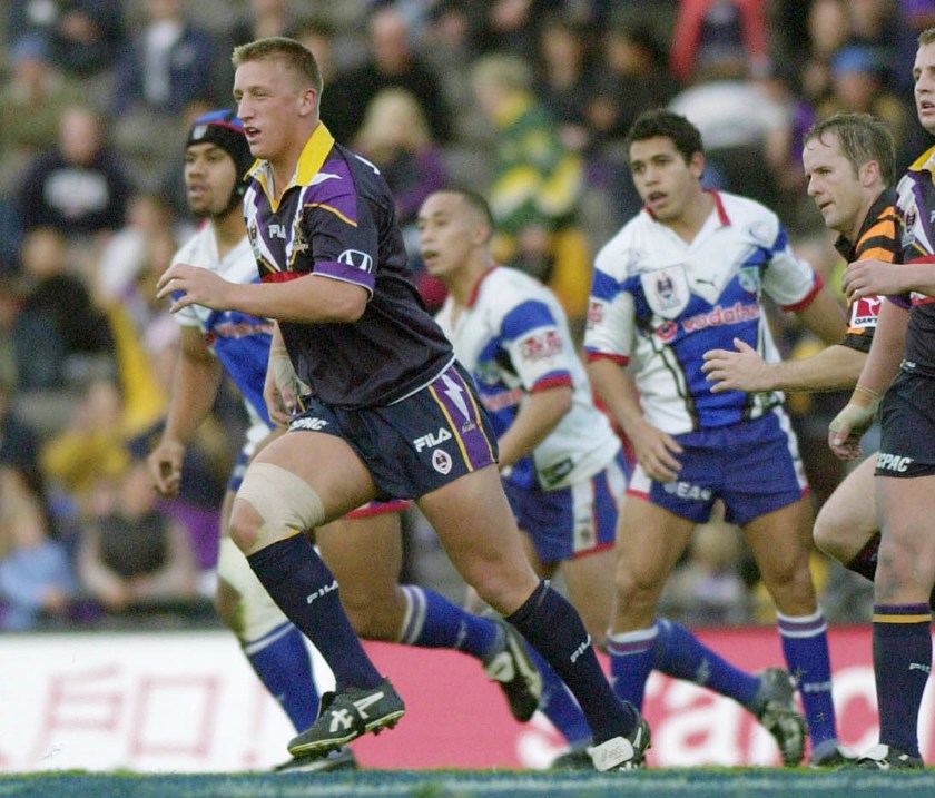 Keith Mason in action for the Storm.