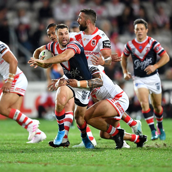 Cronk, Tedesco shine as Roosters send ominous title warning
