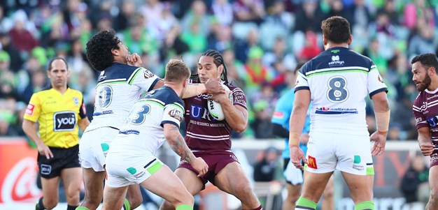 Injury-hit Manly go top four after Leilua brain snap
