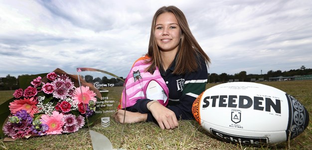 Holly Summers crowned NRL Young Person of the Year