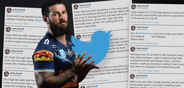 Peats tweets up a storm but his social impact greater in real life