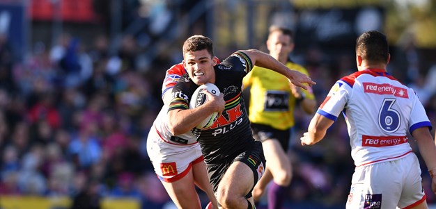 Cleary breaks record as Panthers trounce Knights to send Maloney out on a high