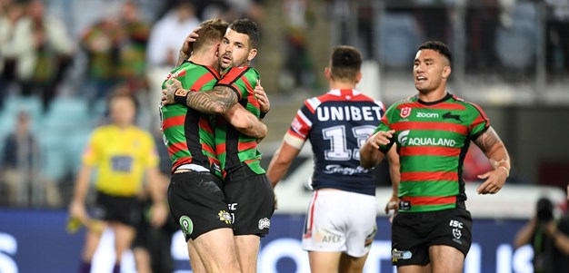 Souths secure top-four spot with second-half blitz over Roosters