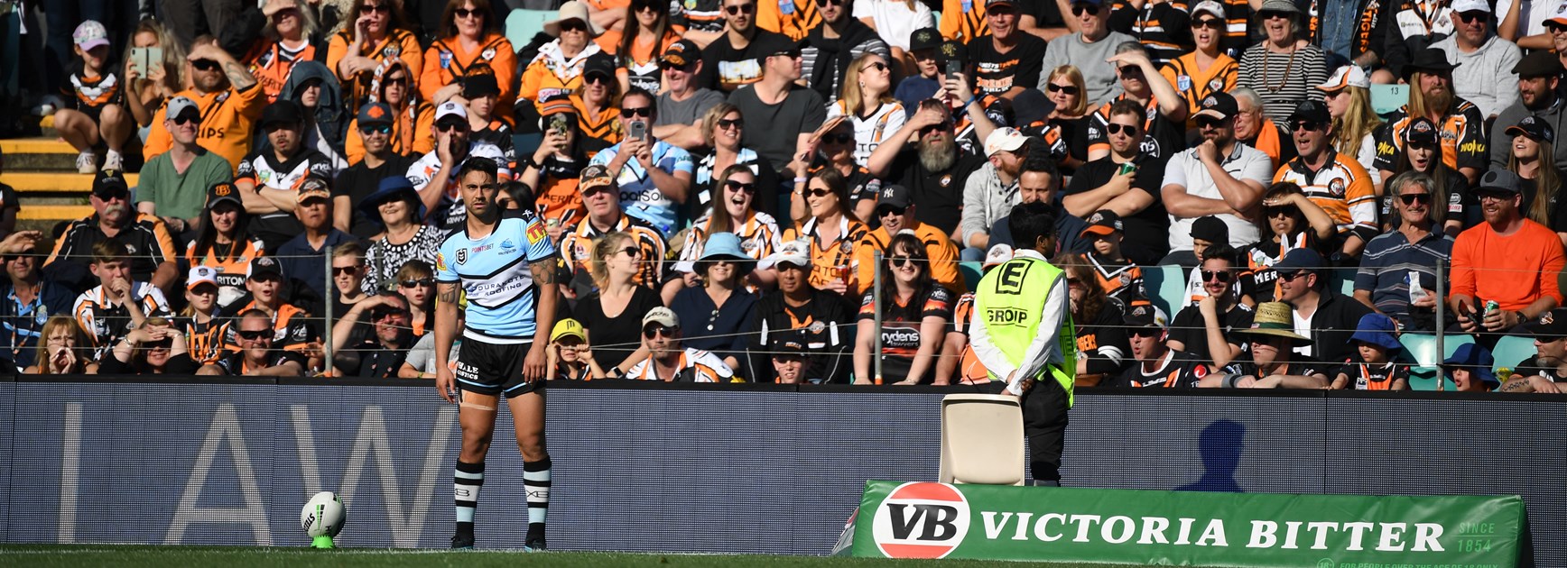 Johnson answers Sharks goal kicking SOS without practice
