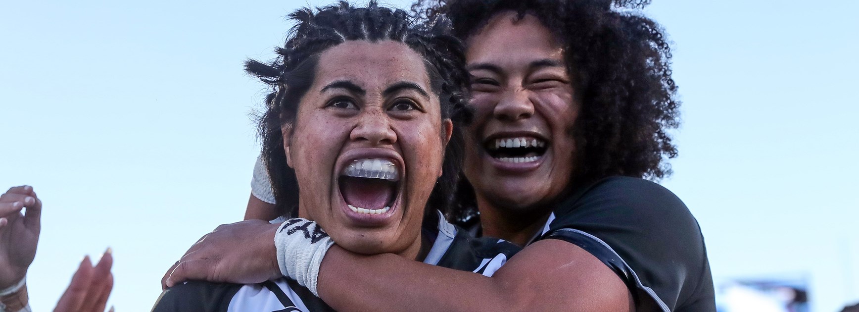 Kiwi Ferns duo Maitua Feterika and Teuila Fotu-Moala.