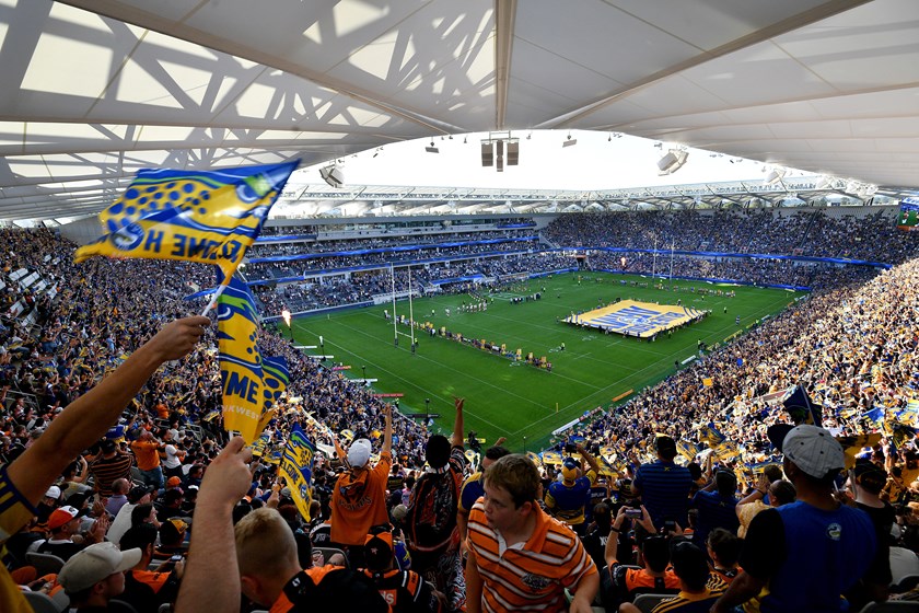 The first game at Bankwest Stadium in round six was a day to remember for Eels fans.