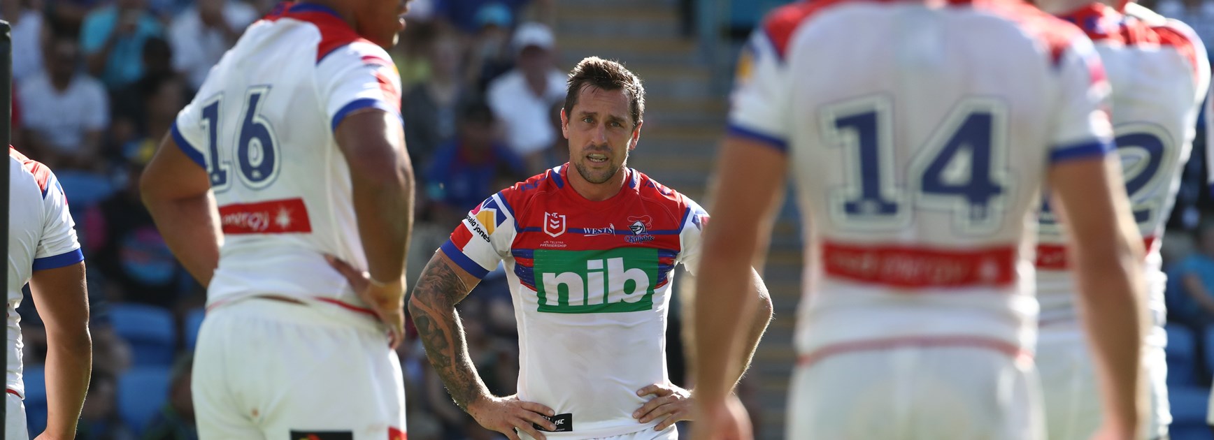 Newcastle captain Mitchell Pearce.