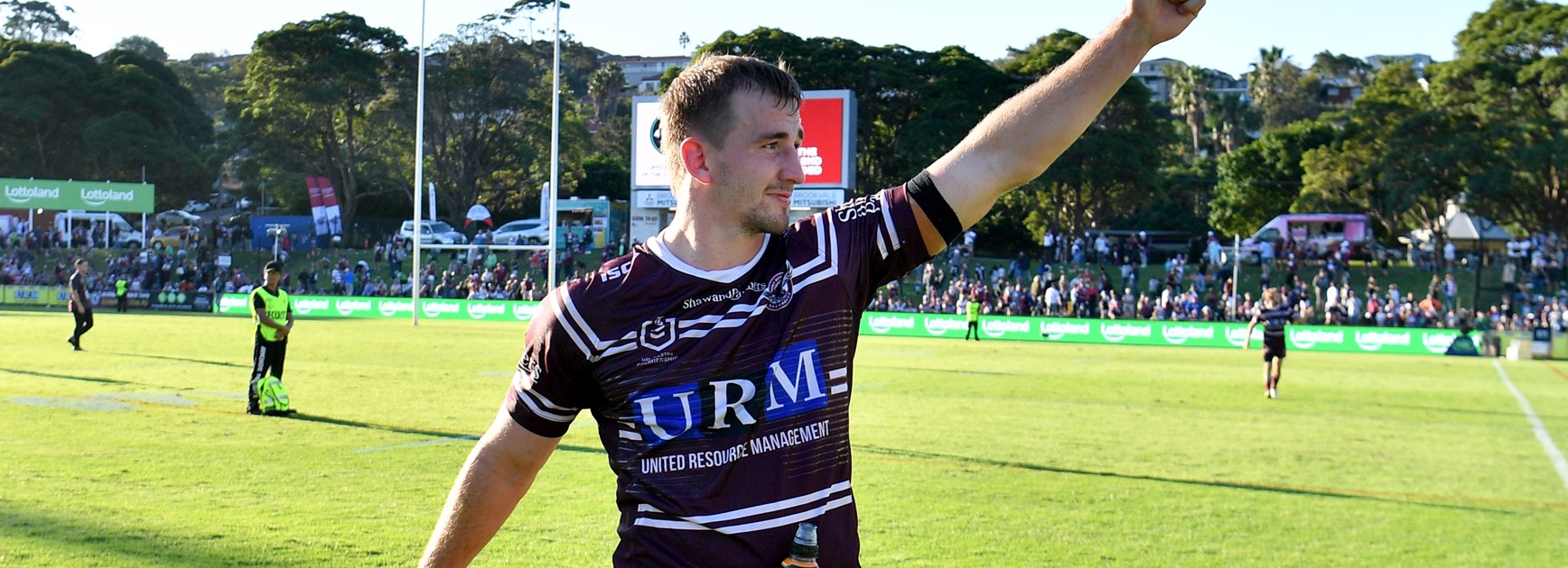 Manly playmaker Lachlan Croker.
