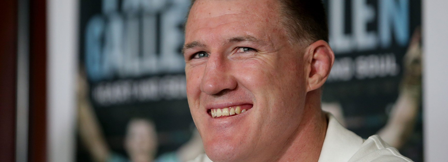 Paul Gallen at the launch of his book 'Heart and Soul'