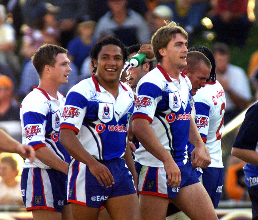 John Carlaw and the Warriors in 2002.