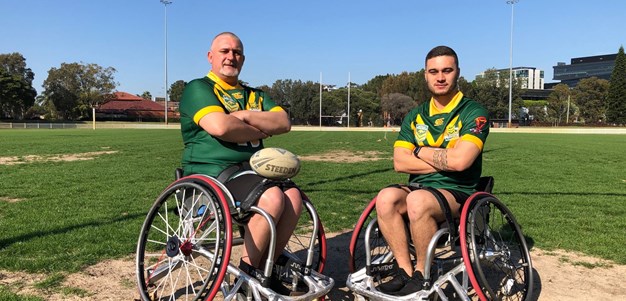 Father-son duo to make wheelchair rugby league history