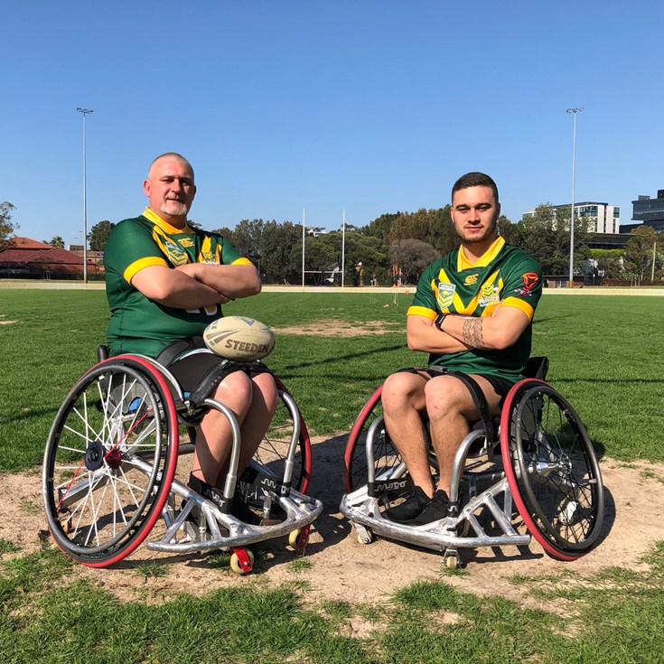 Father-son duo to make wheelchair rugby league history