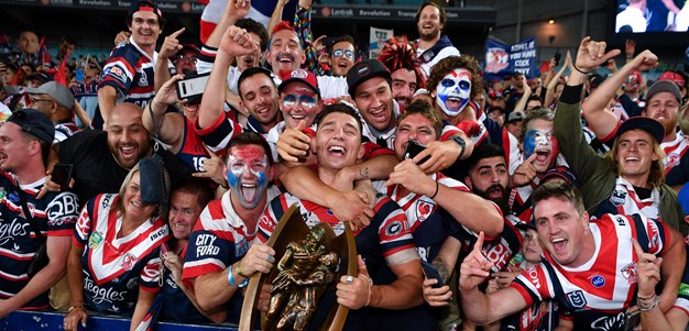 Jersey boys: Roosters premiership heroes talk 'Important Stuff'