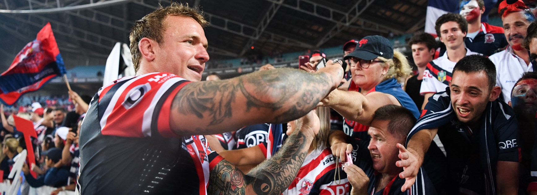 Roosters co-captain Jake Friend.