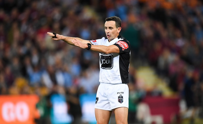 Gerard Sutton will referee his fifth grand final.