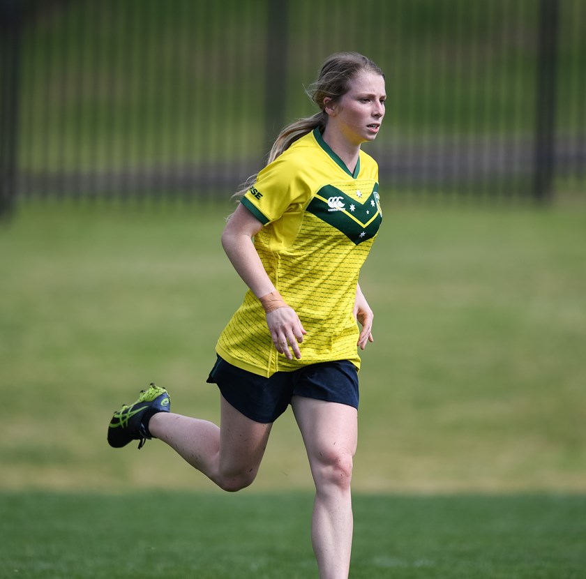 Jillaroo Tarryn Aiken.